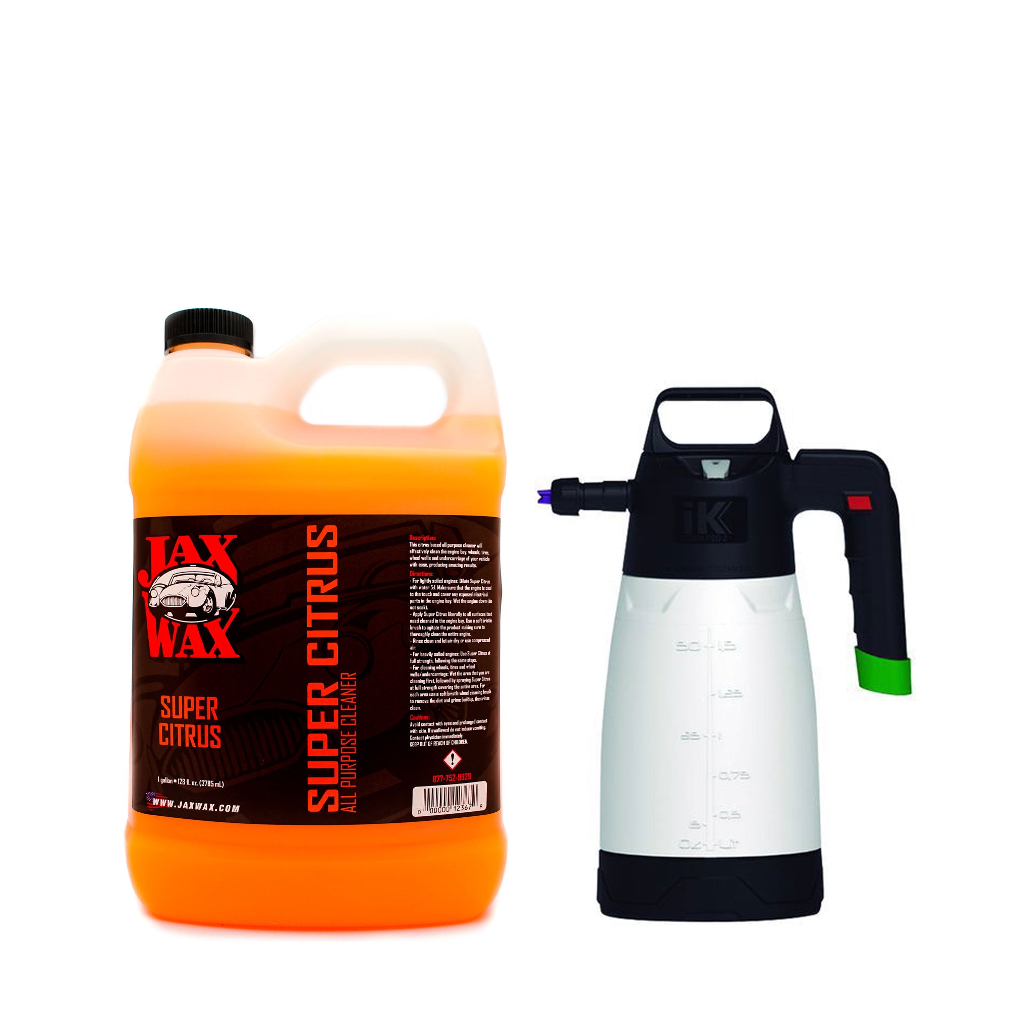  Lumintrail iK Foam PRO 2 Pump Sprayer, Professional Spray Bottle  for Automotive Cleaning, Detailing, and Industrial Cleaning, Bundle with a  Keychain Light : Automotive