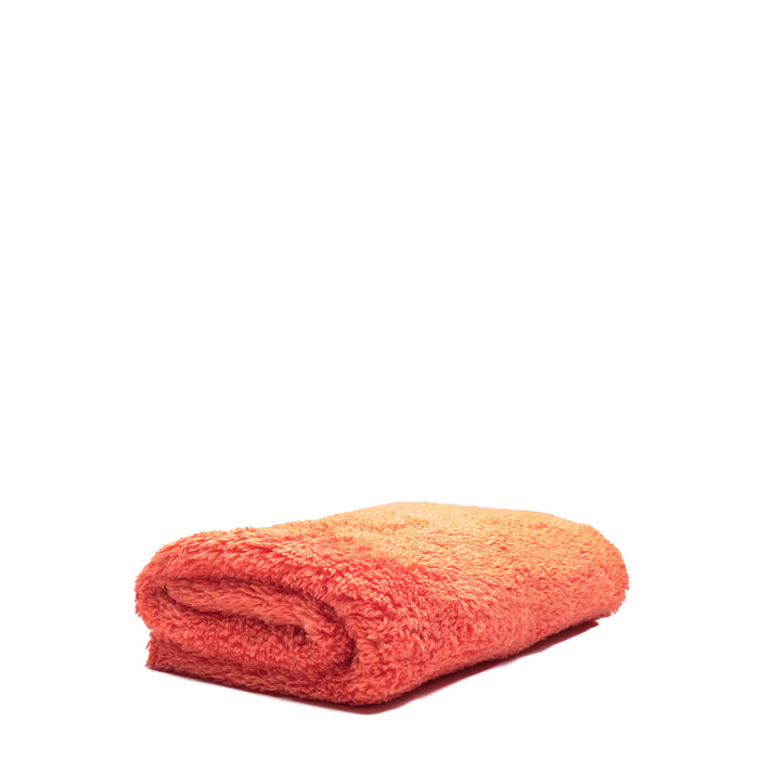 Double Plush Edgeless Microfiber Towel (Orange) — Jax Wax