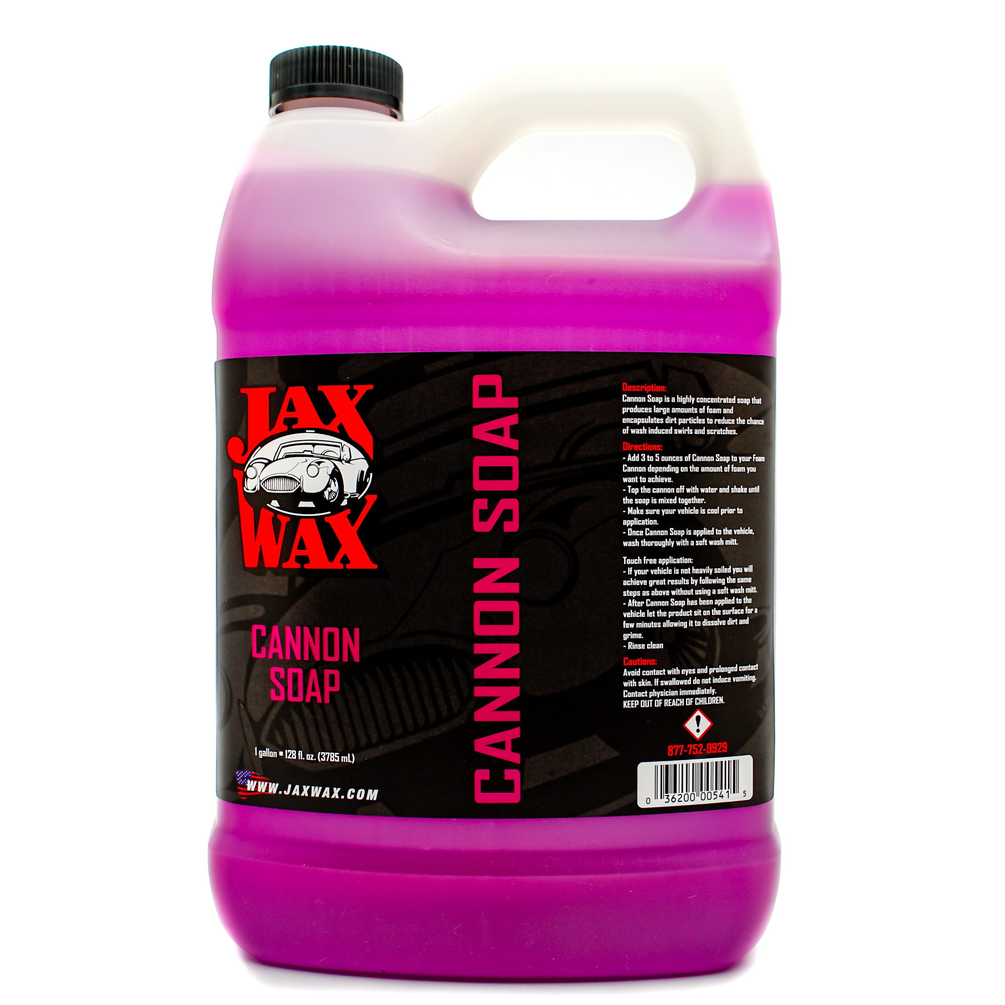 Jax Wax, Cannon Soap, Foam Cannon, Car Soap