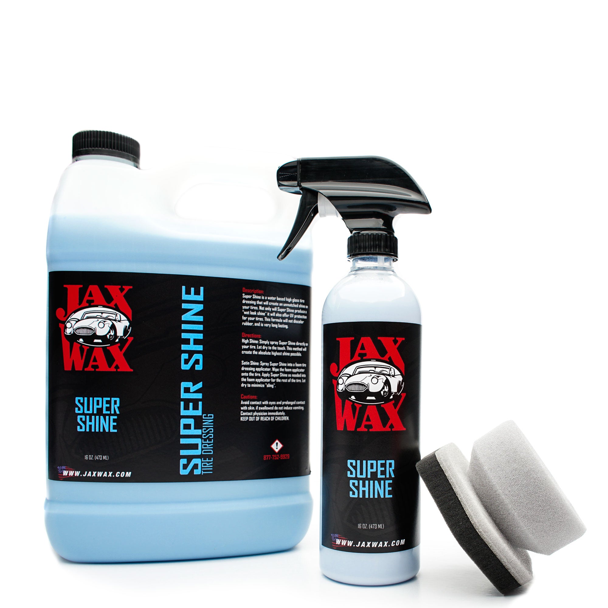 Jax Wax Super Shine Water Based Tire Dressing