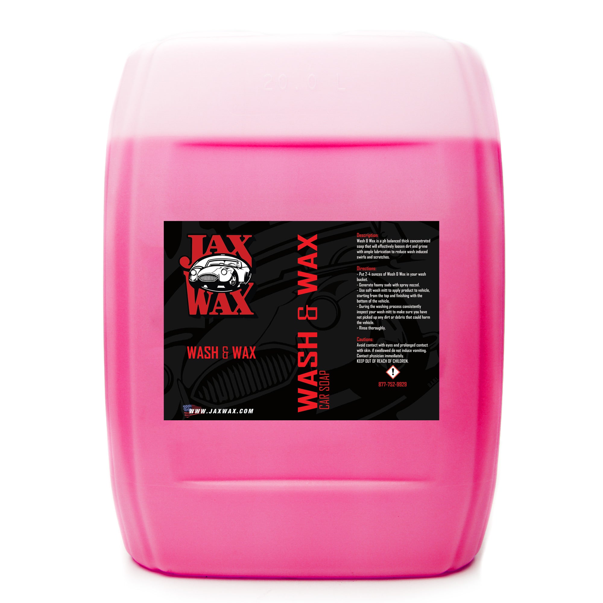 Wash N Wax Soap 16 Oz by Jax Wax Car Care Products